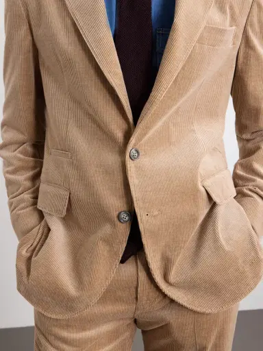 Brunello Cucinelli Cotton-Blend Corduroy Suit Jacket - Men | Thumbnail 7