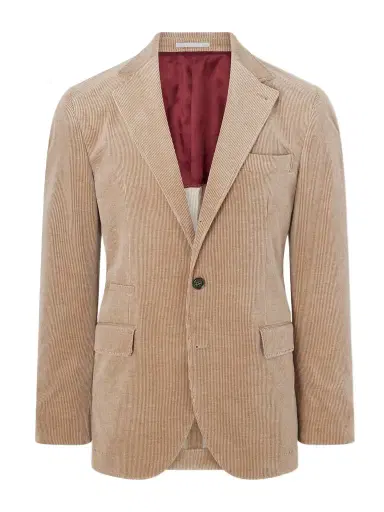 Brunello Cucinelli Cotton-Blend Corduroy Suit Jacket - Men | Thumbnail 1