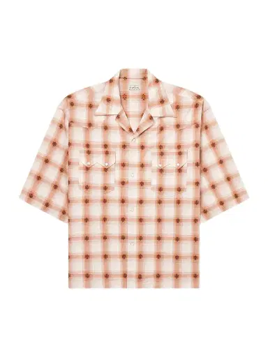 KAPITAL Camp-Collar Checked Cotton Western Shirt - Men | Thumbnail 1