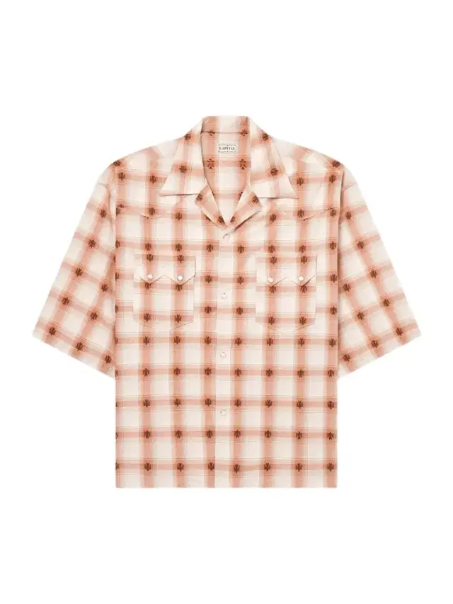 KAPITAL Camp-Collar Checked Cotton Western Shirt - Men