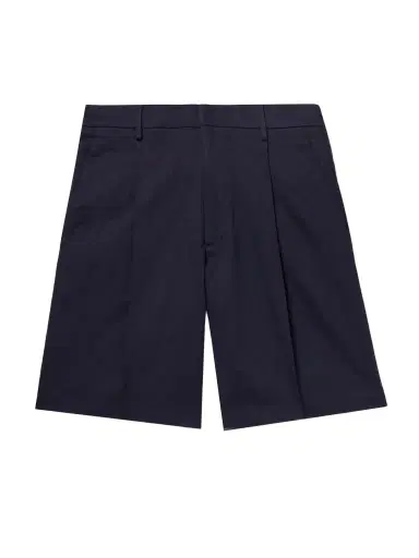 NN07 Kay 1420 Straight-Leg Pleated Stretch Organic Cotton Shorts - Men | Thumbnail 1