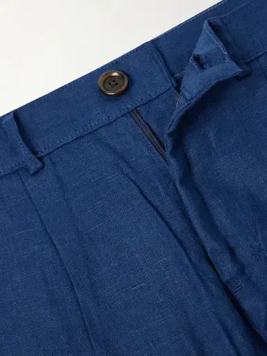 Oliver Spencer Coney Straight-Leg Pleated Linen Shorts - Men | Thumbnail 6 Oliver Spencer Coney Straight-Leg Pleated Linen Shorts - Men | Thumbnail 6
