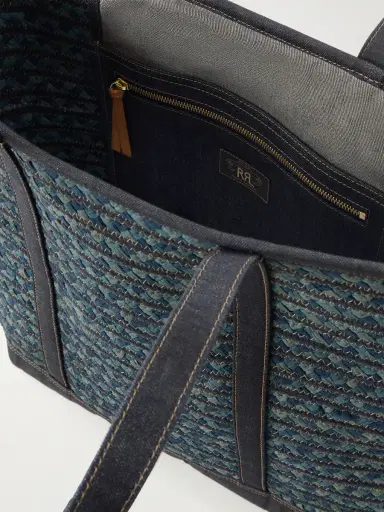 RRL Banks Beach Medium Woven Tote - Men | Thumbnail 6 RRL Banks Beach Medium Woven Tote - Men | Thumbnail 6