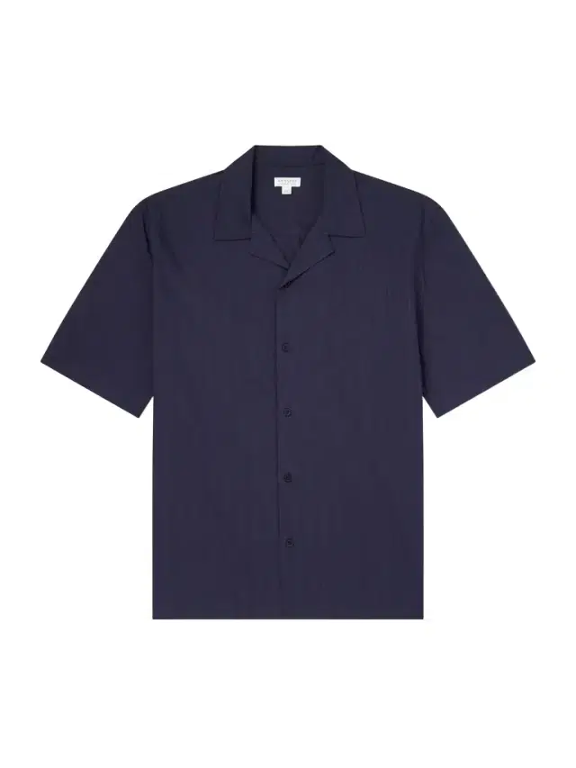 Sunspel Camp-Collar Textured-Cotton Shirt - Men