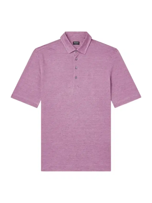 Zegna Oasi Linen Polo Shirt - Men