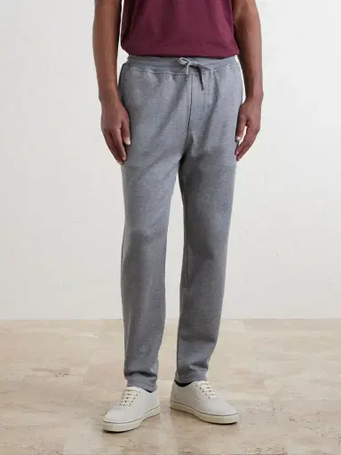Brunello Cucinelli Tapered Cotton, Cashmere and Silk-Blend Jersey Sweatpants - Men | Thumbnail 3 Brunello Cucinelli Tapered Cotton, Cashmere and Silk-Blend Jersey Sweatpants - Men | Thumbnail 3