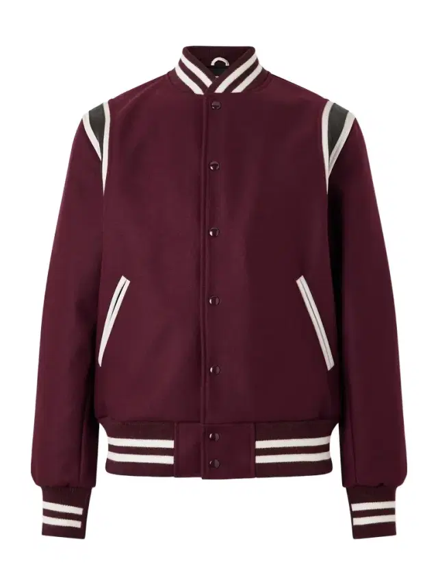 Golden Bear The Hayes Leather Trimmed Wool-Blend Jacket - Men