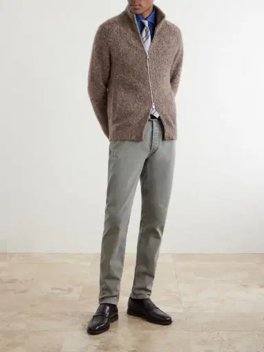 Brunello Cucinelli Slim-Fit Cotton-Blend Jeans - Men | Thumbnail 2