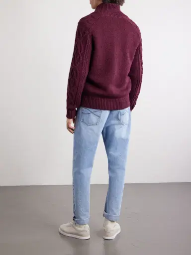 Brunello Cucinelli Cable-Knit Cashmere Cardigan - Men | Thumbnail 4 Brunello Cucinelli Cable-Knit Cashmere Cardigan - Men | Thumbnail 4