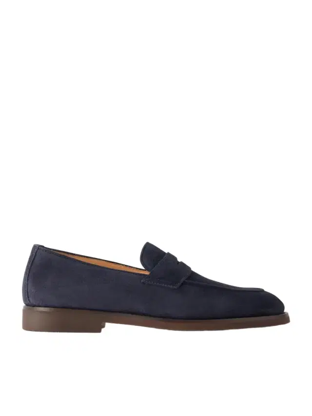 Brunello Cucinelli Flex Suede Penny Loafers - Men
