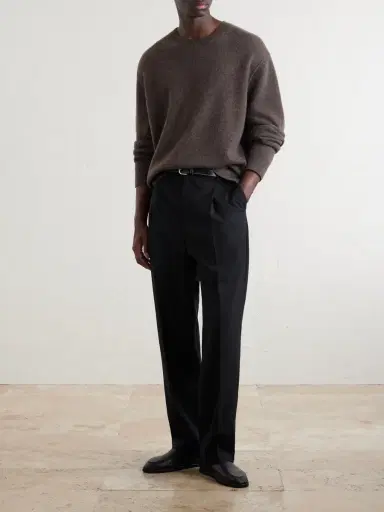 Frame Tropical Straight-Leg Wool Trousers - Men | Thumbnail 2 Frame Tropical Straight-Leg Wool Trousers - Men | Thumbnail 2