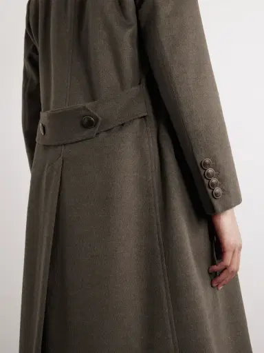 Brunello Cucinelli Virgin Wool Double-Breasted Coat - Men | Thumbnail 6