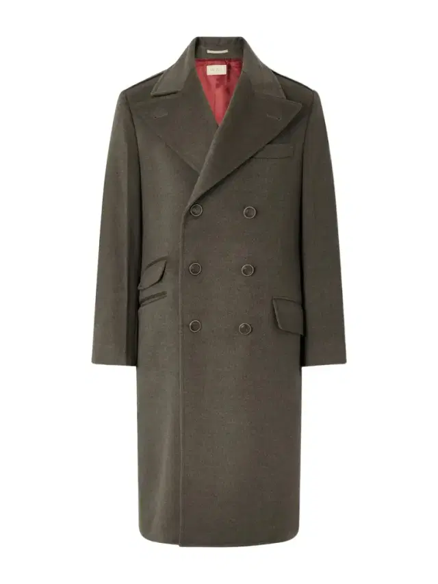 Brunello Cucinelli Virgin Wool Double-Breasted Coat - Men