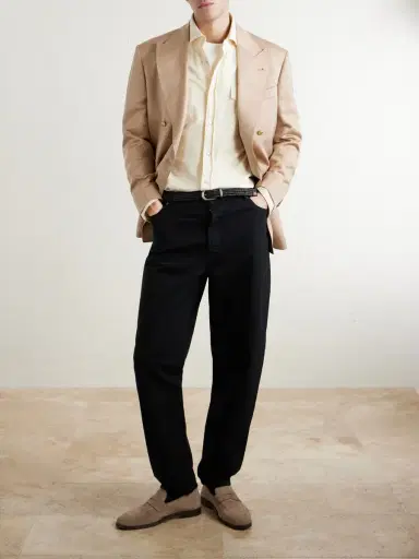 Brunello Cucinelli Slim-Fit Straight-Leg Logo-Embroidered Jeans - Men | Thumbnail 2