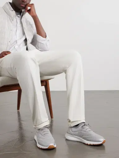 Brunello Cucinelli Stretch-Knit Sneakers - Men | Thumbnail 2 Brunello Cucinelli Stretch-Knit Sneakers - Men | Thumbnail 2