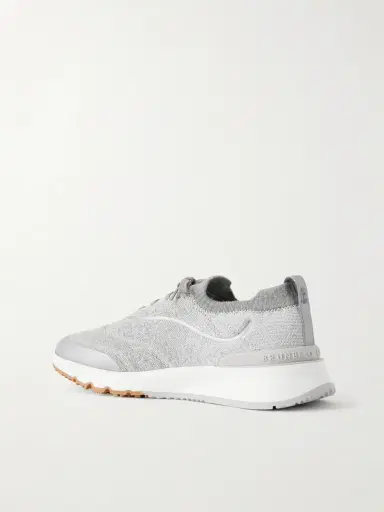 Brunello Cucinelli Stretch-Knit Sneakers - Men | Thumbnail 4 Brunello Cucinelli Stretch-Knit Sneakers - Men | Thumbnail 4