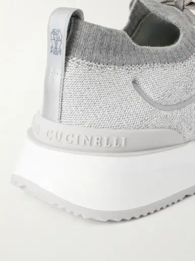 Brunello Cucinelli Stretch-Knit Sneakers - Men | Thumbnail 5 Brunello Cucinelli Stretch-Knit Sneakers - Men | Thumbnail 5