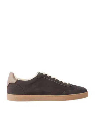 Brunello Cucinelli Coda di Rondine Suede Sneakers - Men | Thumbnail 1