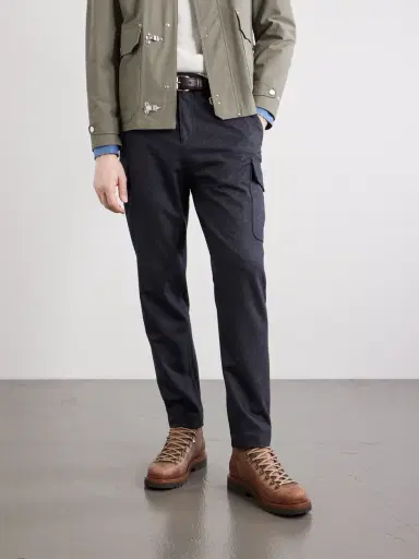 Brunello Cucinelli Leather Hiking Boots - Men | Thumbnail 2