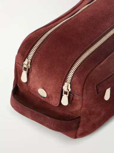 Brunello Cucinelli Suede Wash Bag - Men | Thumbnail 3 Brunello Cucinelli Suede Wash Bag - Men | Thumbnail 3