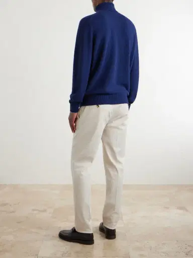 Brunello Cucinelli Alpaca-Blend Rollneck Sweater - Men | Thumbnail 4