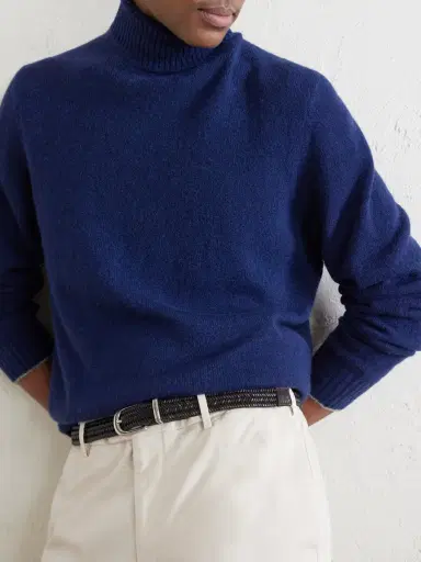 Brunello Cucinelli Alpaca-Blend Rollneck Sweater - Men | Thumbnail 5