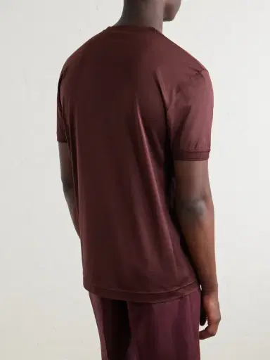 Dolce & Gabbana Silk-Jersey T-Shirt - Men | Thumbnail 4 Dolce & Gabbana Silk-Jersey T-Shirt - Men | Thumbnail 4