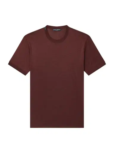 Dolce & Gabbana Silk-Jersey T-Shirt - Men | Thumbnail 1 Dolce & Gabbana Silk-Jersey T-Shirt - Men | Thumbnail 1