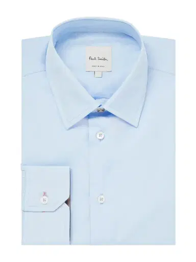 Paul Smith Classic-Collar Cotton-Poplin Shirt - Men | Thumbnail 1