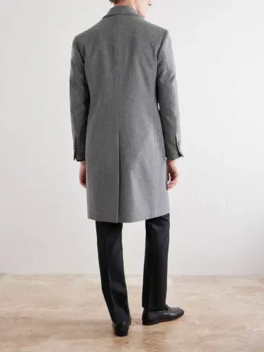 Lardini Double-Breasted Wool Coat - Men | Thumbnail 4