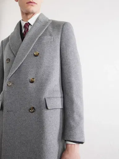 Lardini Double-Breasted Wool Coat - Men | Thumbnail 5