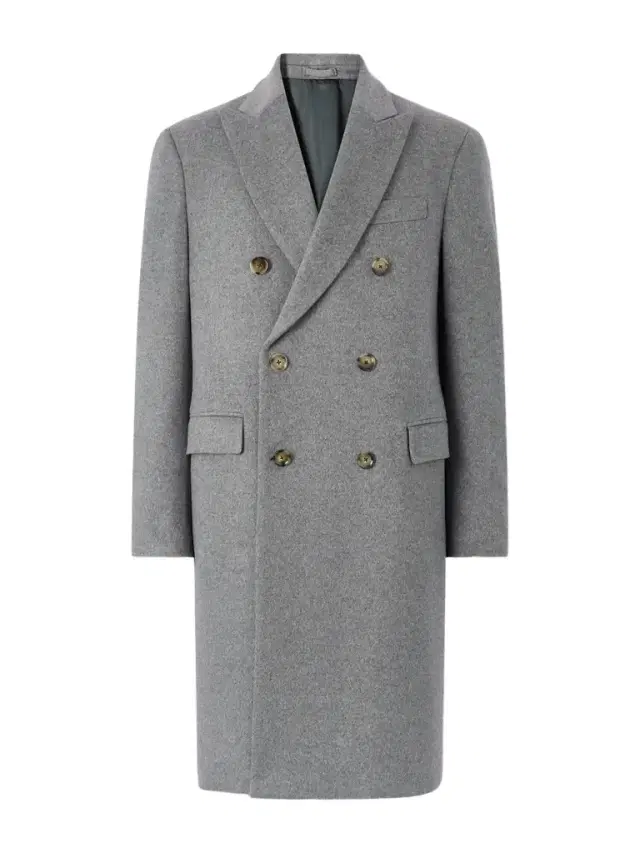 Lardini Double-Breasted Wool Coat - Men