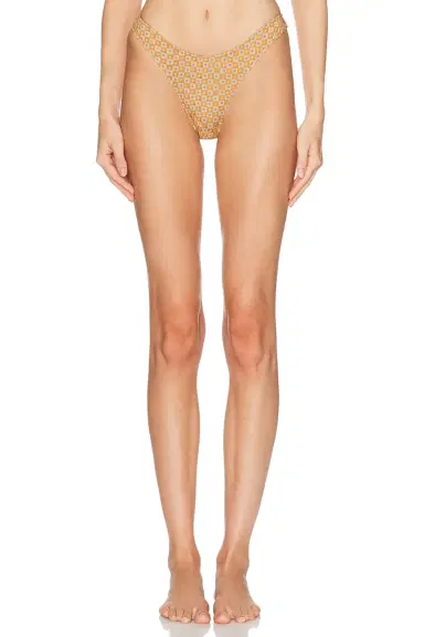 Heavy Manners High Cut Cheeky Bikini Bottom | Thumbnail 1 Heavy Manners High Cut Cheeky Bikini Bottom | Thumbnail 1