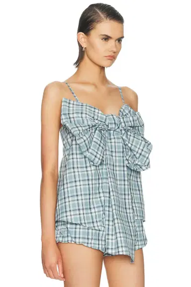 Acne Studios Tanessa Plaid Top | Thumbnail 2 Acne Studios Tanessa Plaid Top | Thumbnail 2