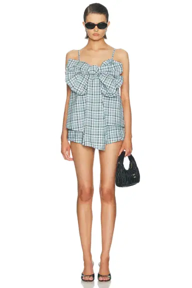Acne Studios Tanessa Plaid Top | Thumbnail 4 Acne Studios Tanessa Plaid Top | Thumbnail 4