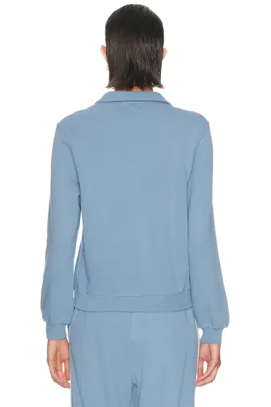 DONNI. The Eco Terry Polo Sweatshirt | Thumbnail 3