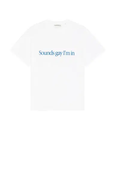 CARNE BOLLENTE Simply Sounds Gay Tee | Thumbnail 4