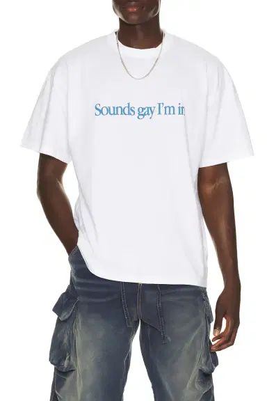 CARNE BOLLENTE Simply Sounds Gay Tee | Thumbnail 1