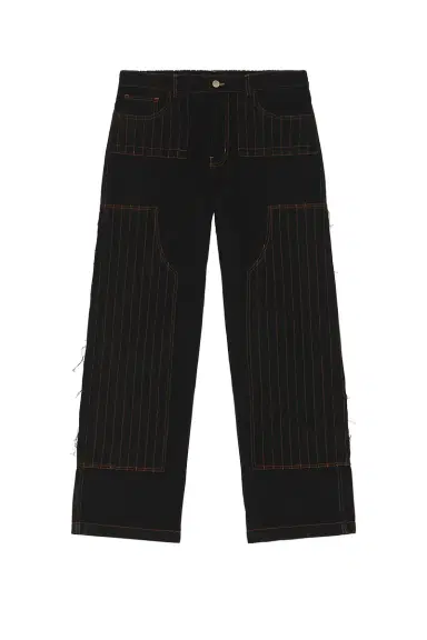 Pas Une Marque Distressed Patch Carpenter Pants | Thumbnail 5