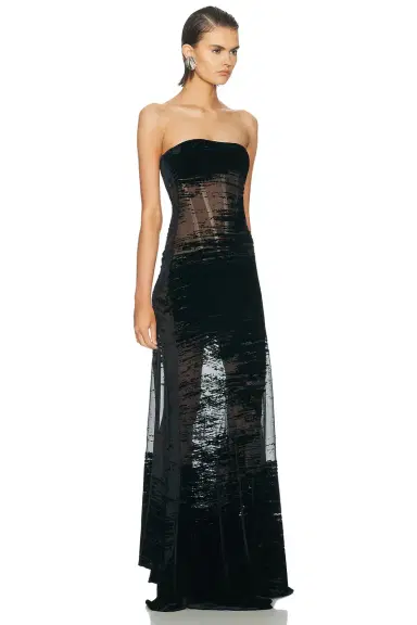 Grace Ling Corseted Glitch Gown | Thumbnail 2