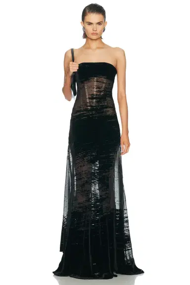 Grace Ling Corseted Glitch Gown | Thumbnail 1