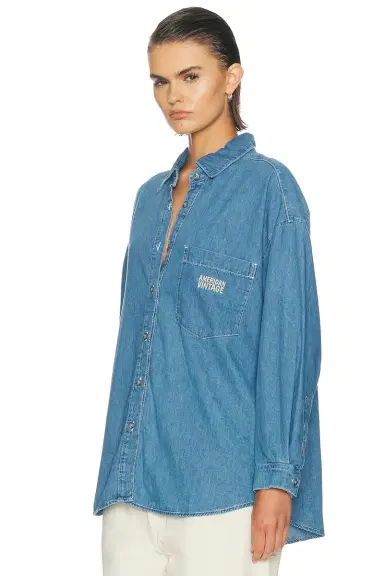 American Vintage Izeway Long Sleeve Shirt | Thumbnail 2