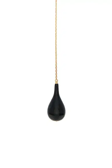 Toteme Large Onyx Drop Necklace | Thumbnail 3 Toteme Large Onyx Drop Necklace | Thumbnail 3
