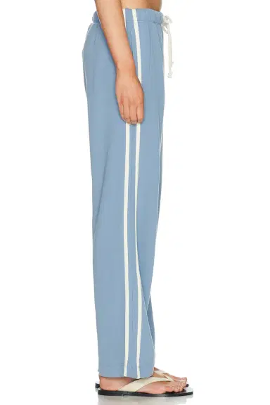 DONNI. The Eco Terry Stripe Crop Pant | Thumbnail 3 DONNI. The Eco Terry Stripe Crop Pant | Thumbnail 3