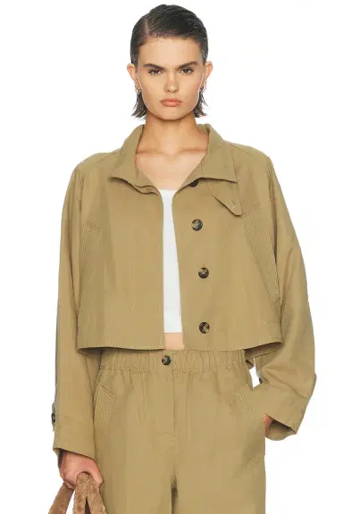 Helmut Lang Cropped Trench Jacket | Thumbnail 2