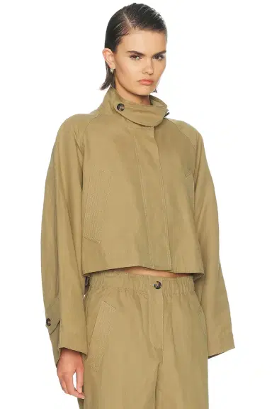 Helmut Lang Cropped Trench Jacket | Thumbnail 3