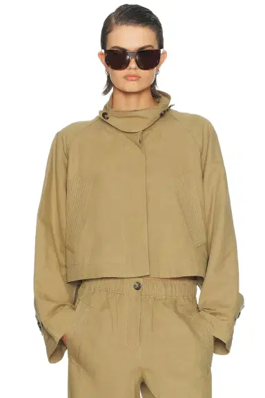Helmut Lang Cropped Trench Jacket | Thumbnail 1