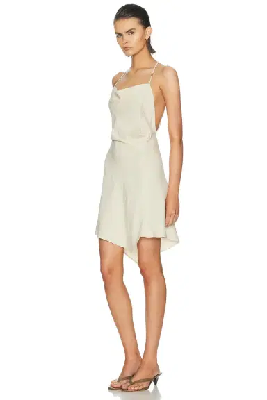 Helmut Lang Knot Slip Washed Dress | Thumbnail 3