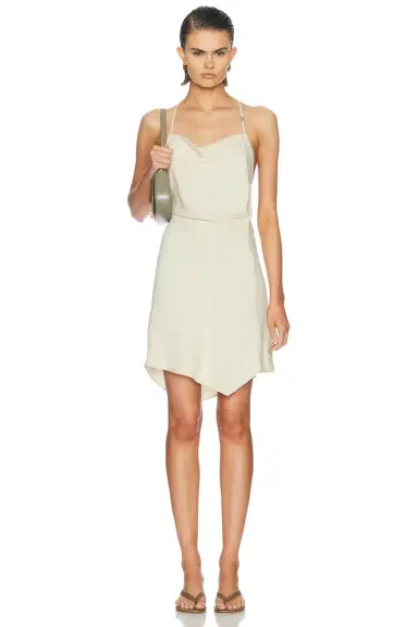 Helmut Lang Knot Slip Washed Dress | Thumbnail 1