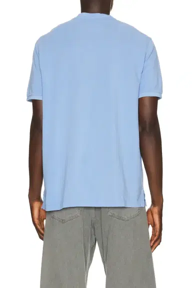 Polo Ralph Lauren Short Sleeve Garment Dyed Featherweight Mesh Henley T-Shirt | Thumbnail 2